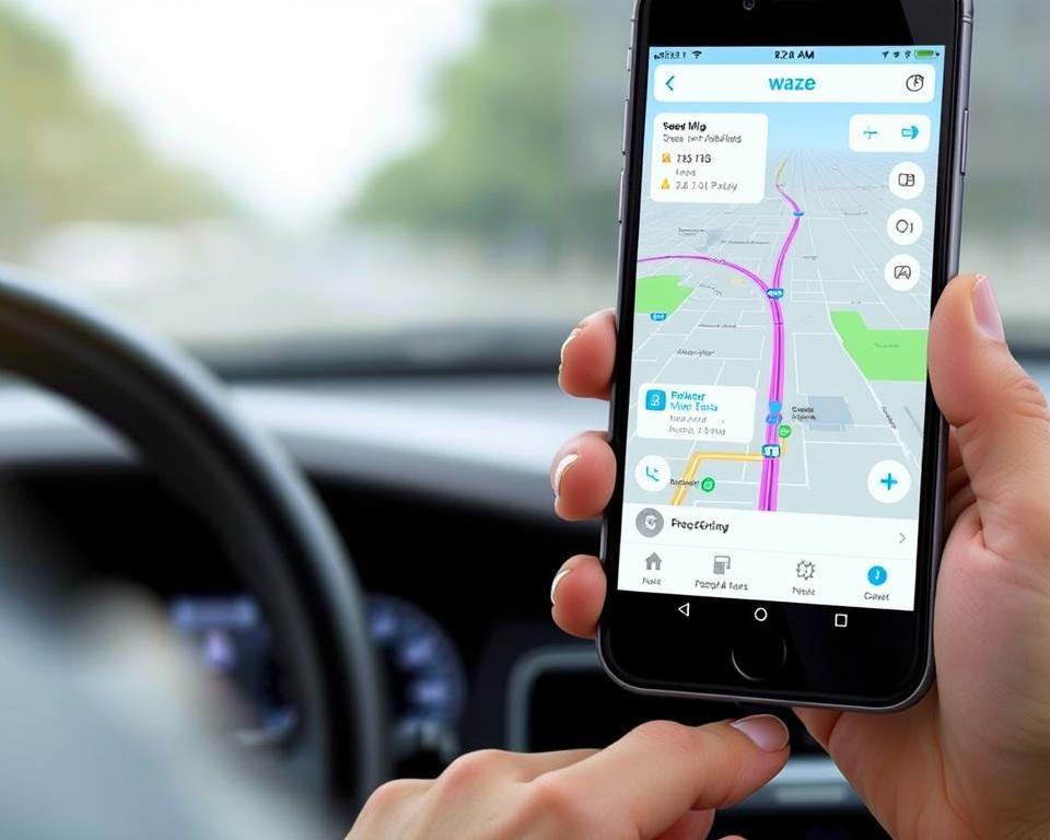 Detector de radar de la aplicación de navegación Waze Waze aplicativo navegação detector radares