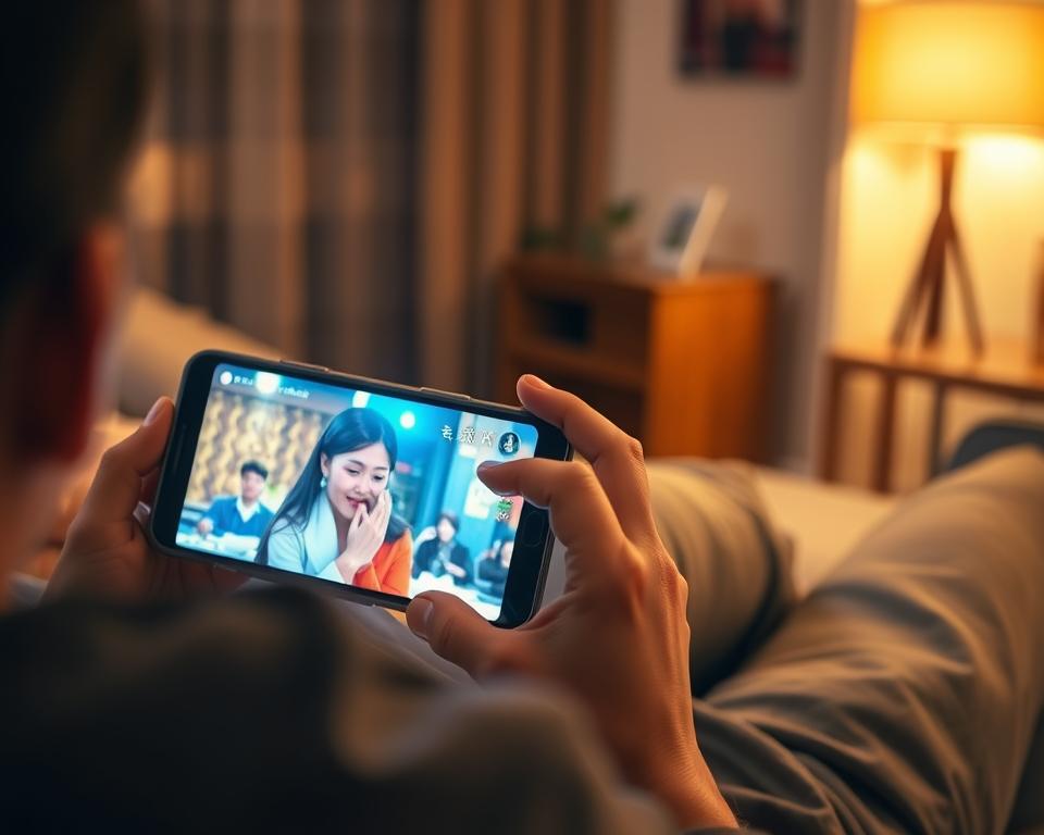 Assista novela coreana no seu celular