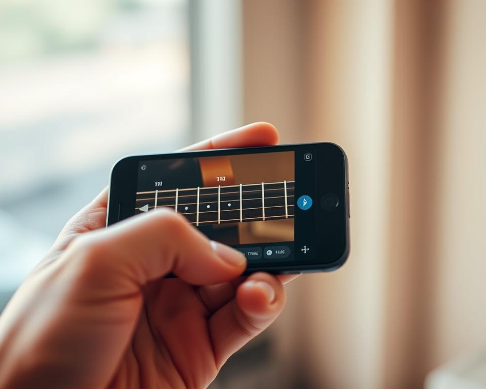 choose guitar tuning app escolher aplicativo afinar violão