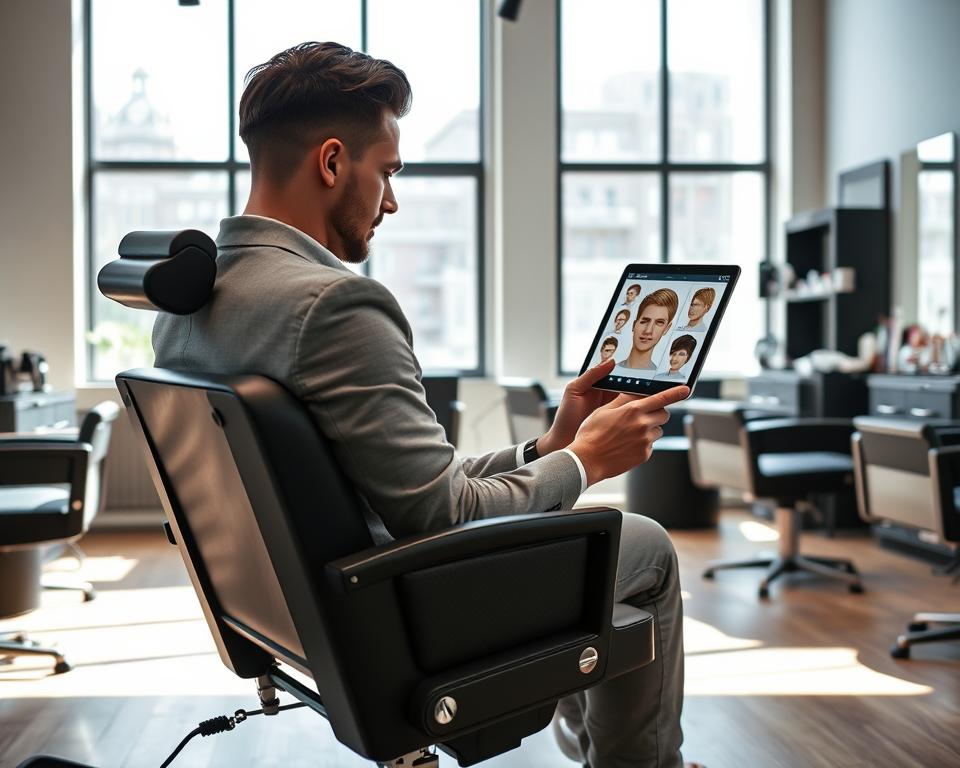 Aplicativo Simula um novo corte de cabelo