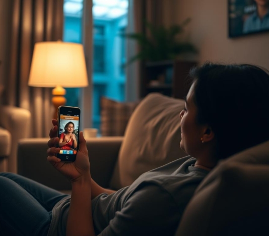 Assista novelas curtas no celular