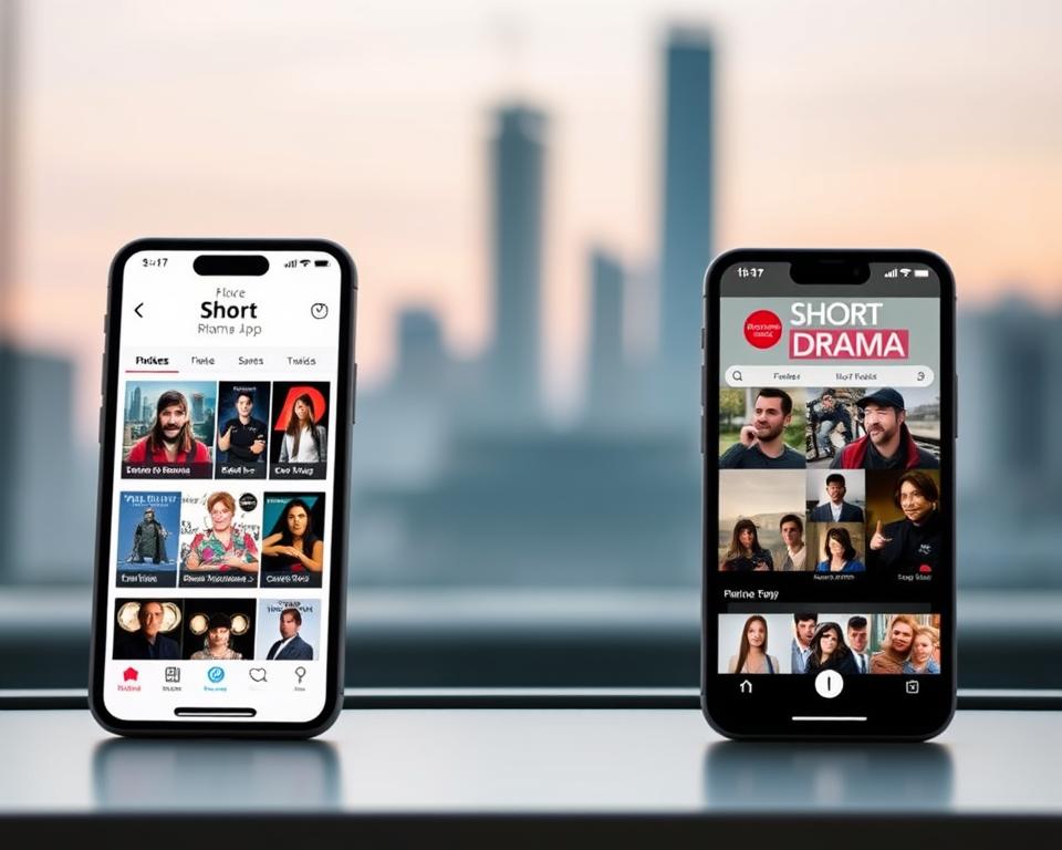 comparação de apps para dramas curtos