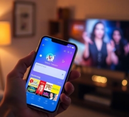 Aplicativo de televisão no seu celular