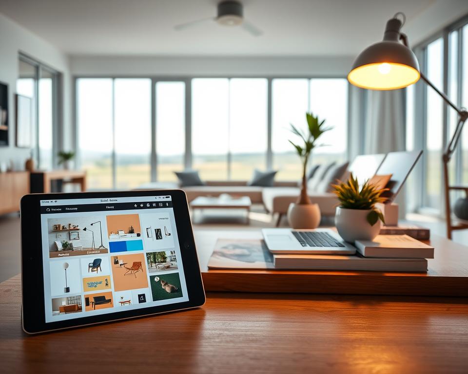 recursos de design de interiores com IA