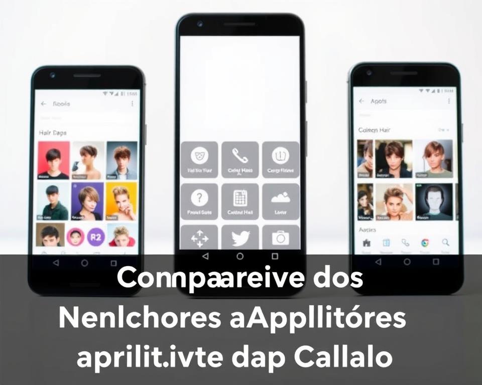 comparativo de aplicativos de corte de cabelo
