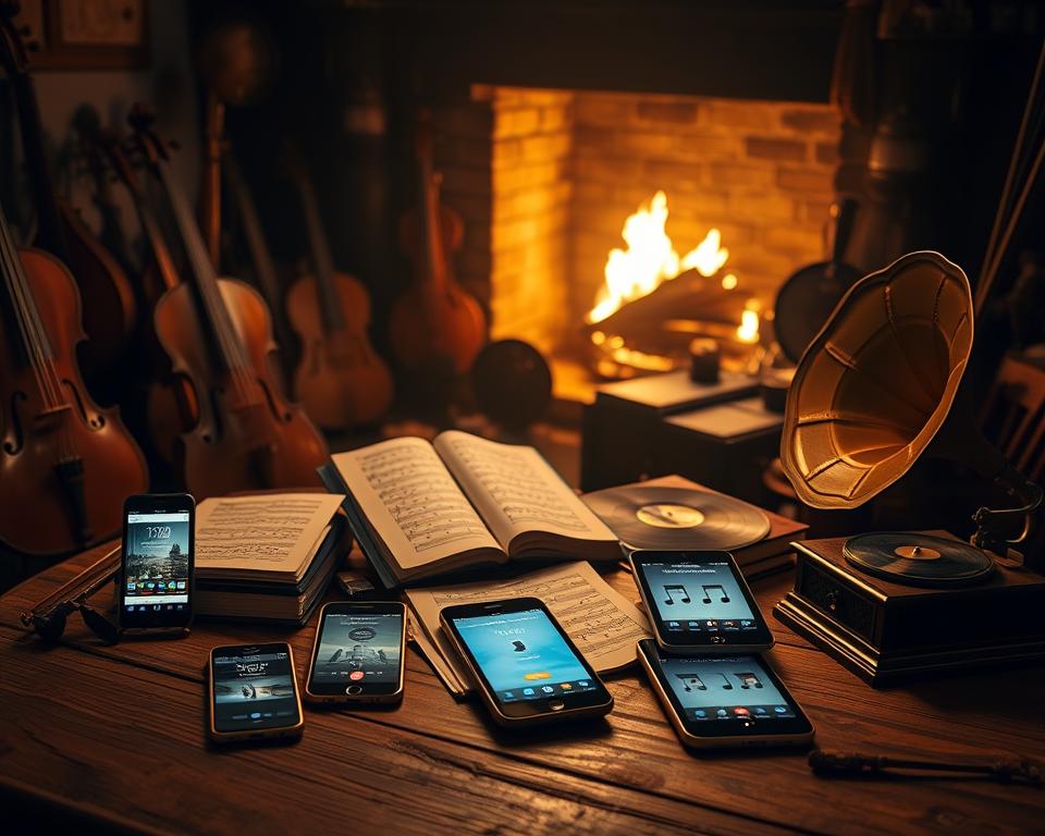 melhores apps para música antiga