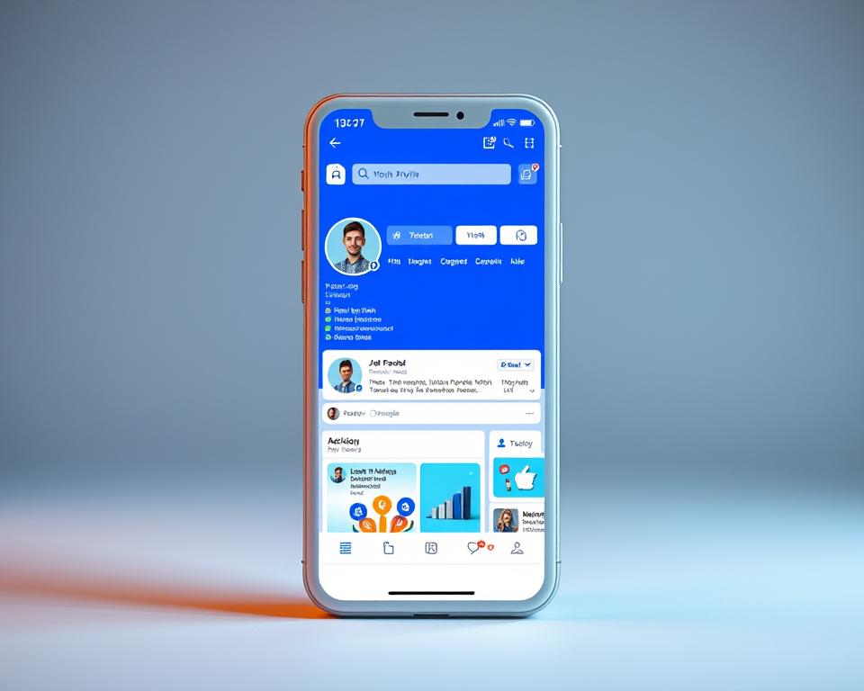 aplicativo visualização perfil facebook