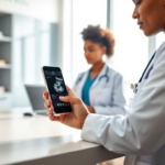 Aplicativo de ultrassom para celular