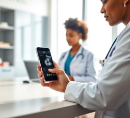 Aplicativo de ultrassom para celular