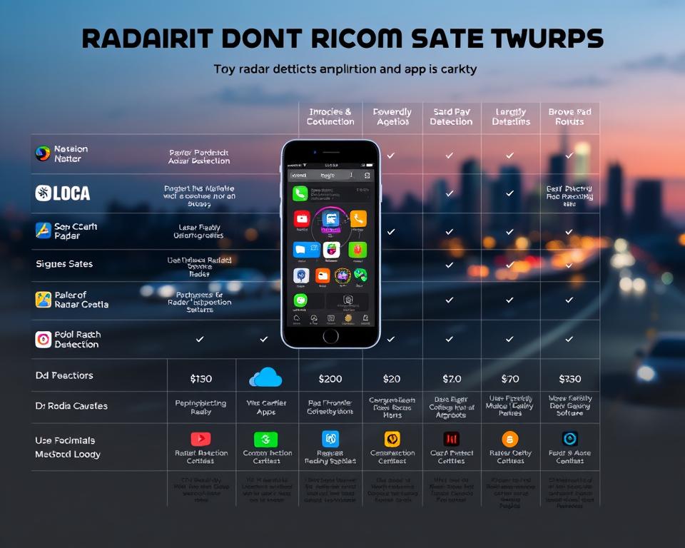 comparativo aplicativos detectar radar