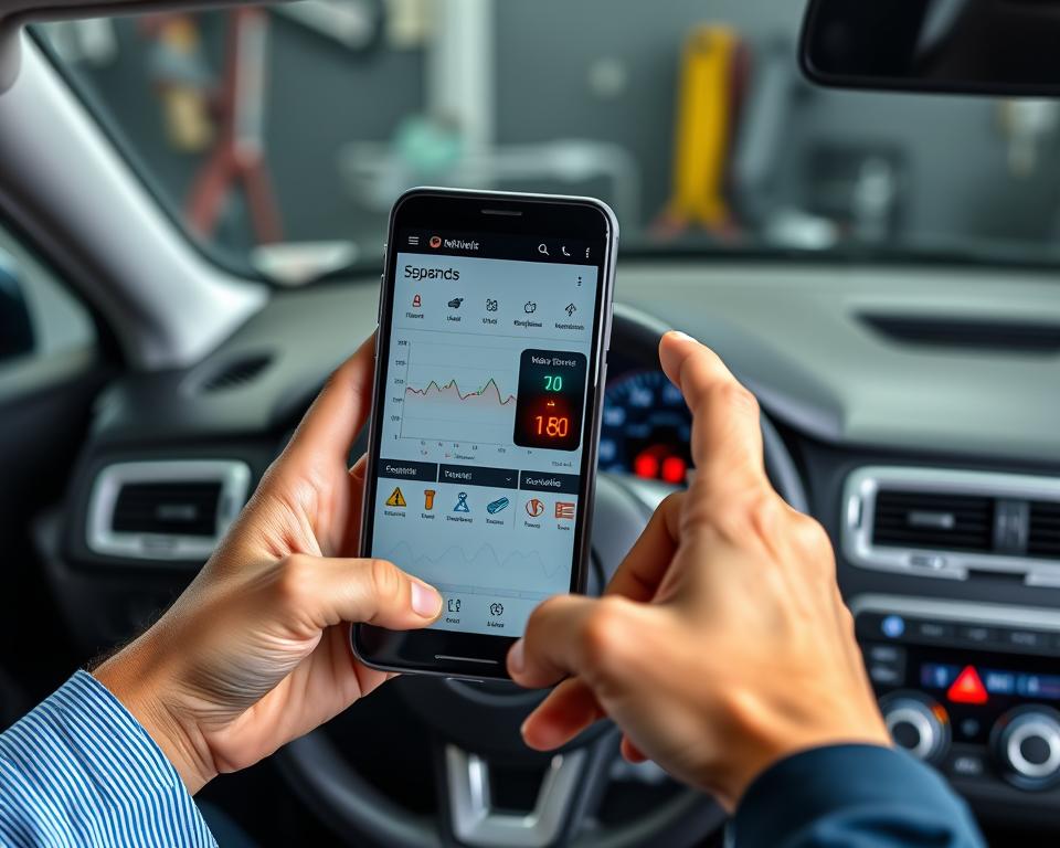 diagnóstico em tempo real do veículo