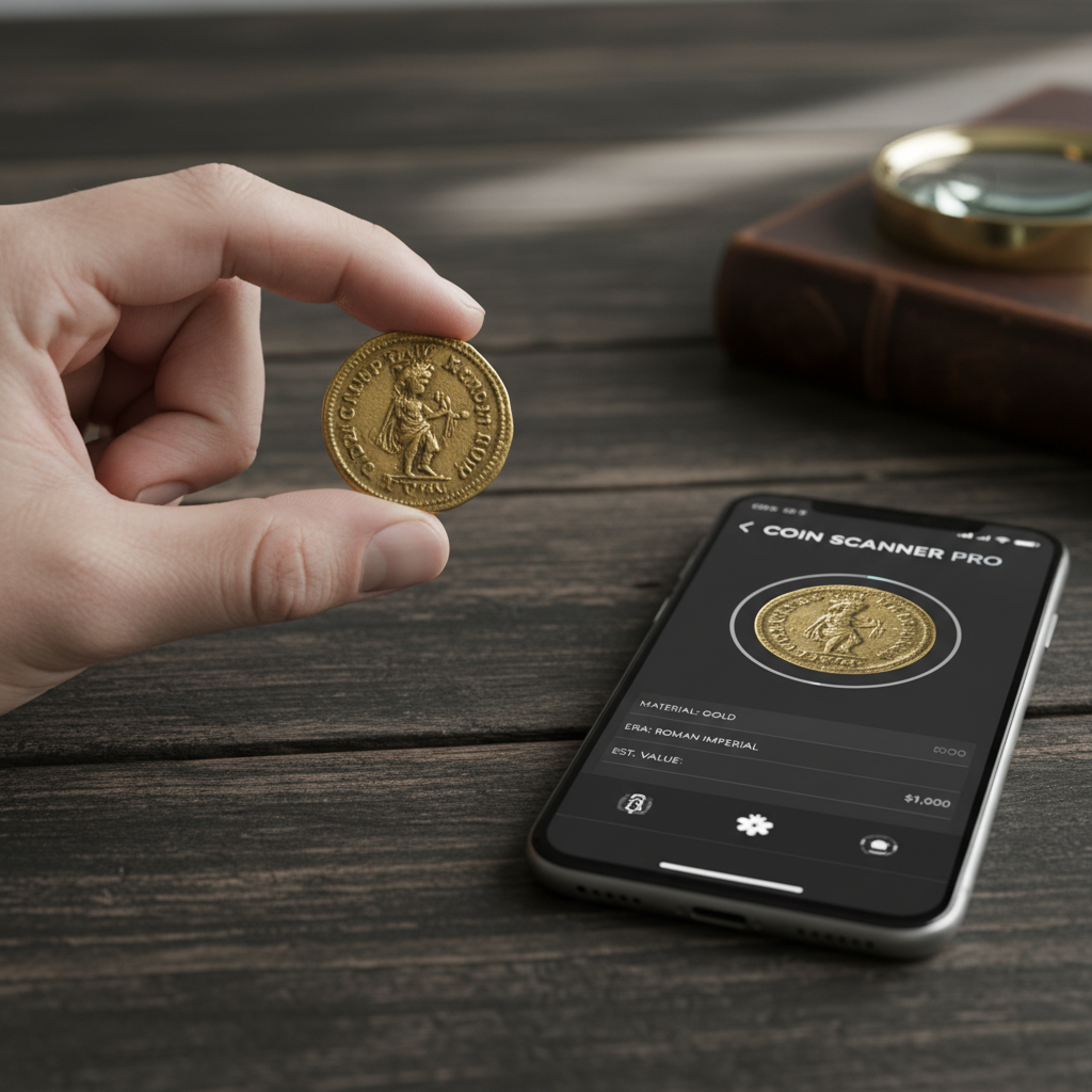 Como identificar moedas raras com aplicativo de scanner