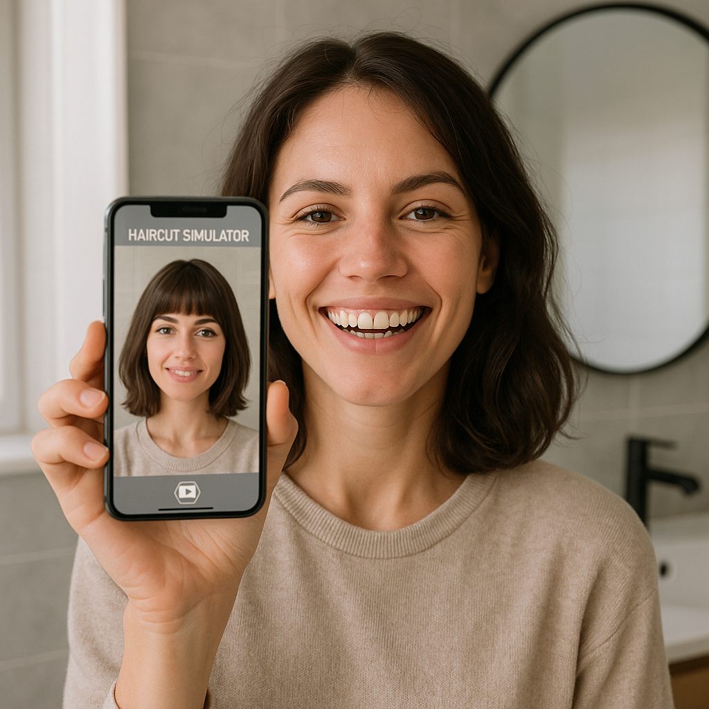 Visualize cortes de cabelo antes de ir ao cabeleireiro com aplicativos!