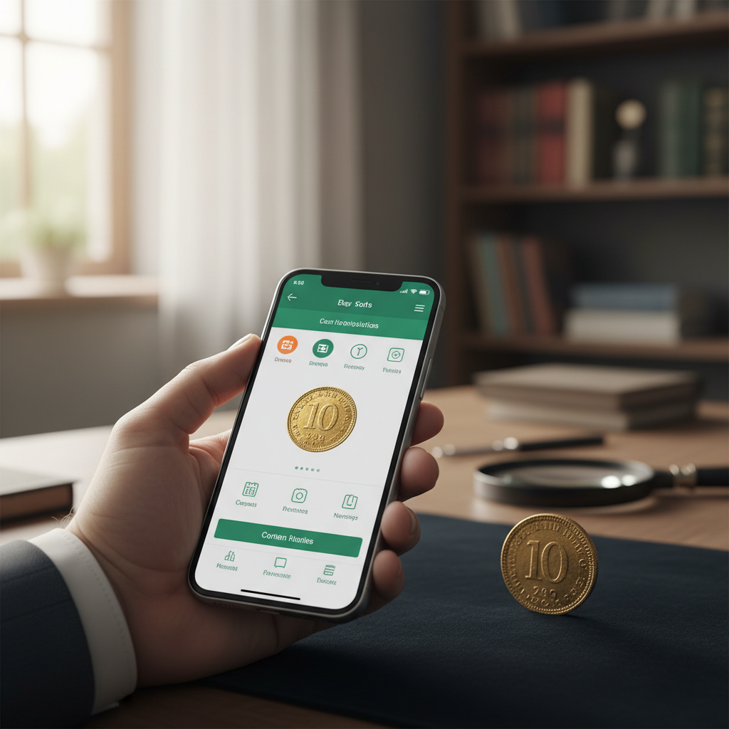 Como identificar moedas raras com seu celular: guia prático de aplicativos