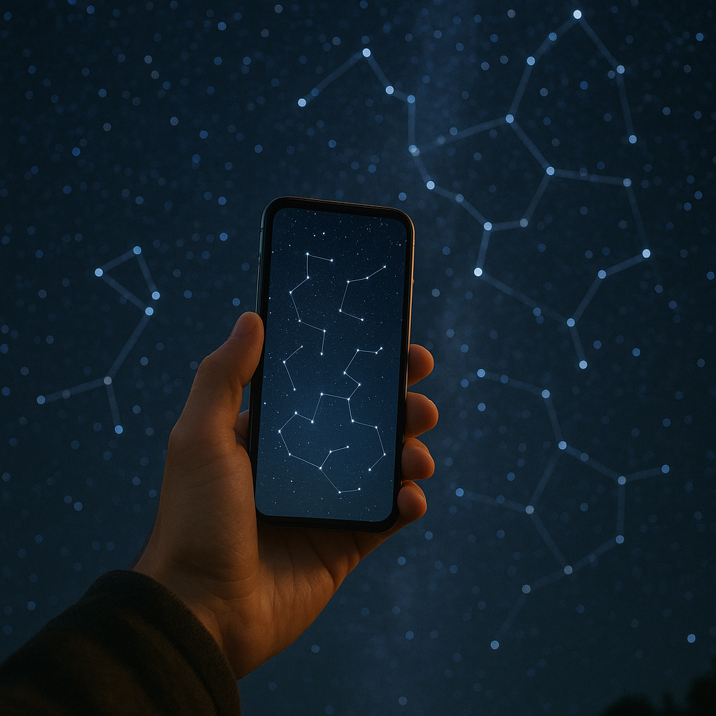 Como identificar estrelas no céu com seu celular