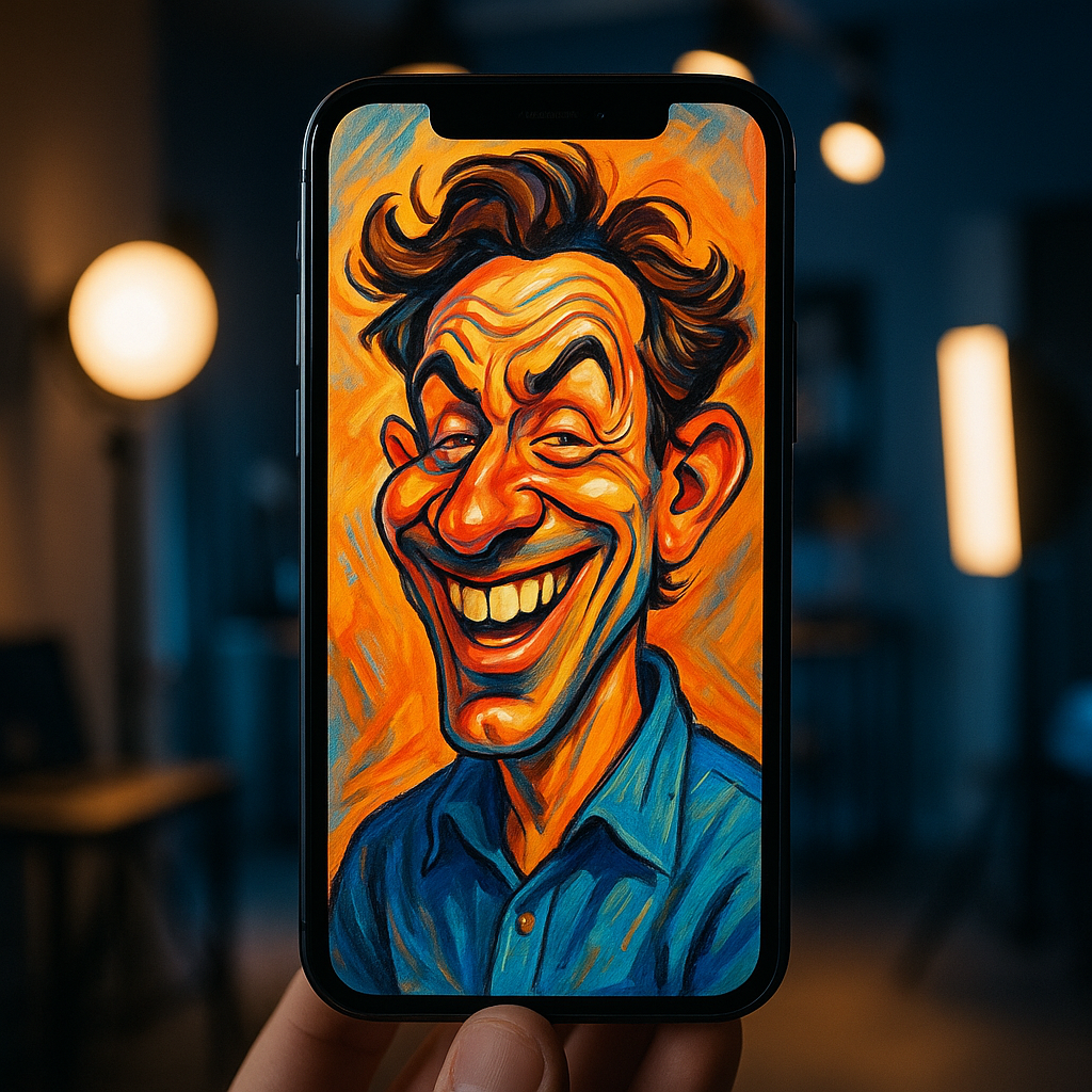 Como criar sua caricatura com este aplicativo