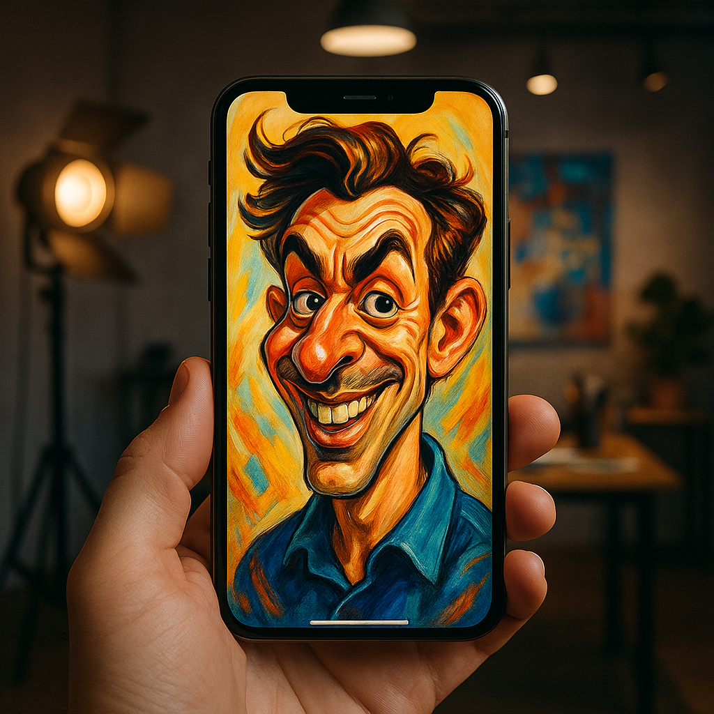 Como criar sua caricatura com este aplicativo