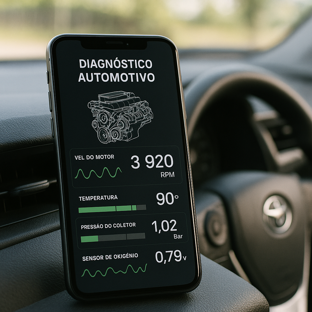 Como diagnosticar problemas do carro usando um app scanner
