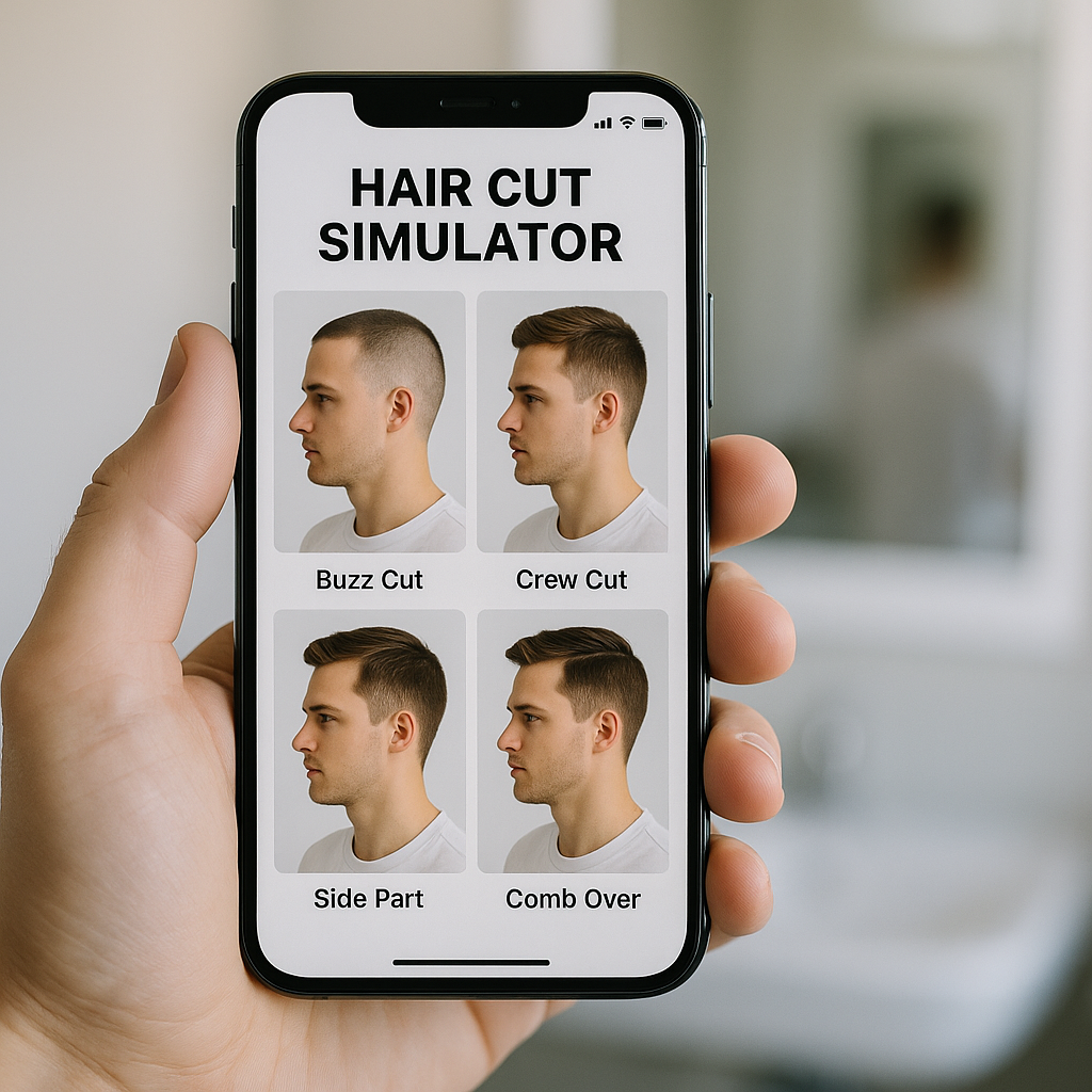 Como simular cortes de cabelo no celular antes de ir ao salão