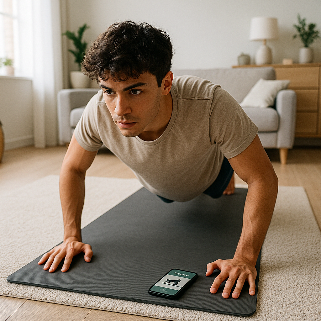 Como começar a treinar em casa com aplicativos!