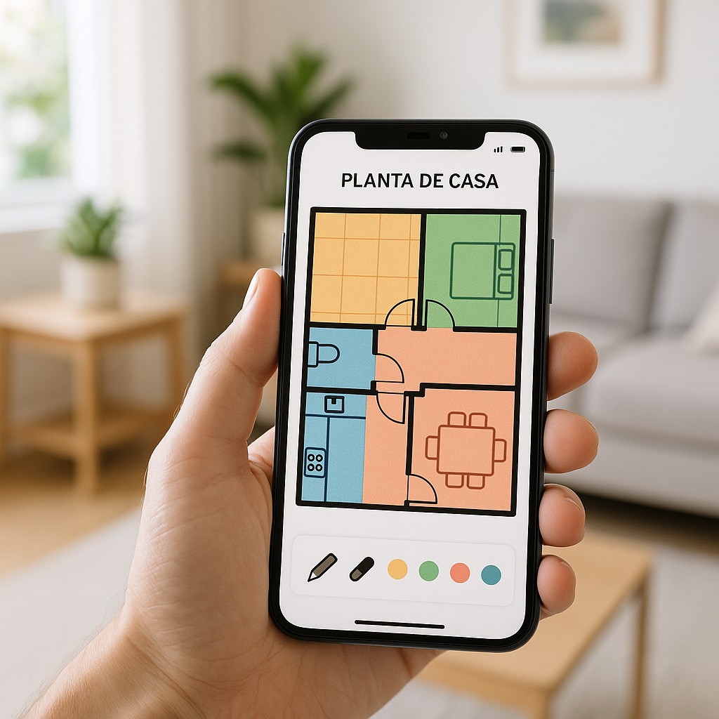 Como desenhar a planta da sua casa com aplicativo no celular