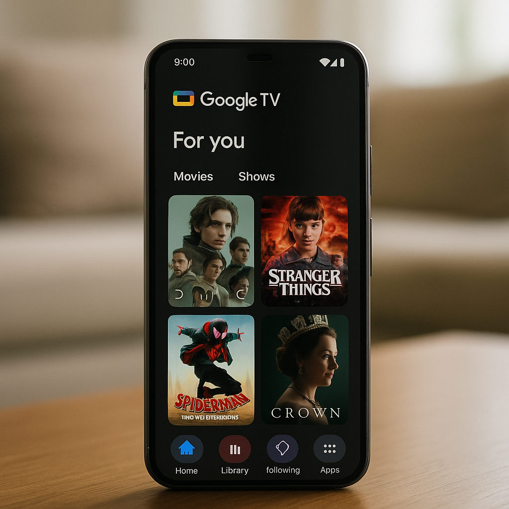 Como acessar Google TV pelo celular com aplicativos nativos
