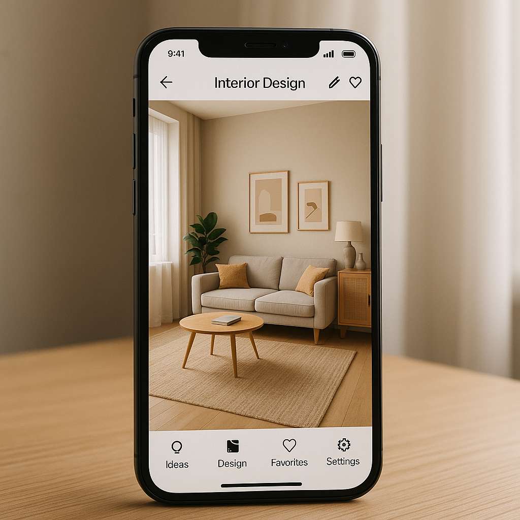 Como decorar sua casa usando um aplicativo de design de interiores