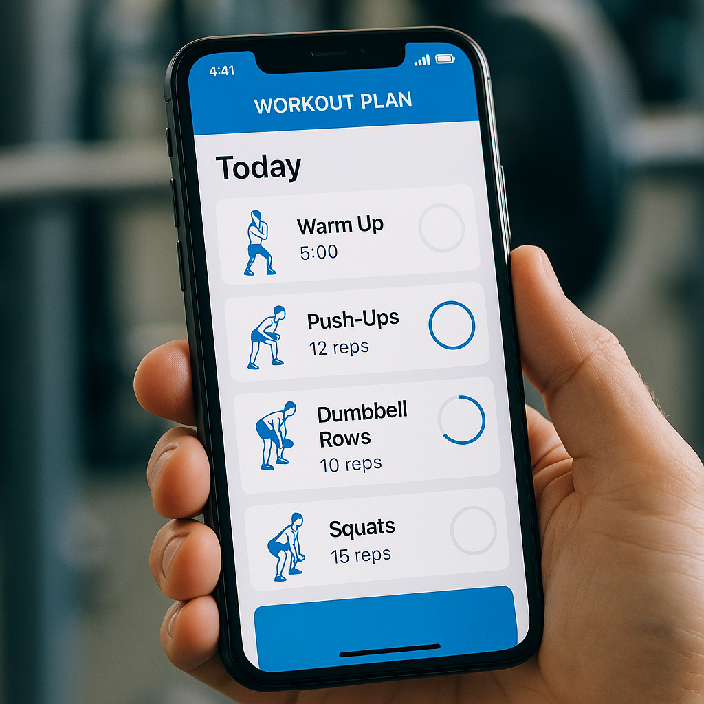 eu treino personalizado em segundos com esse app
