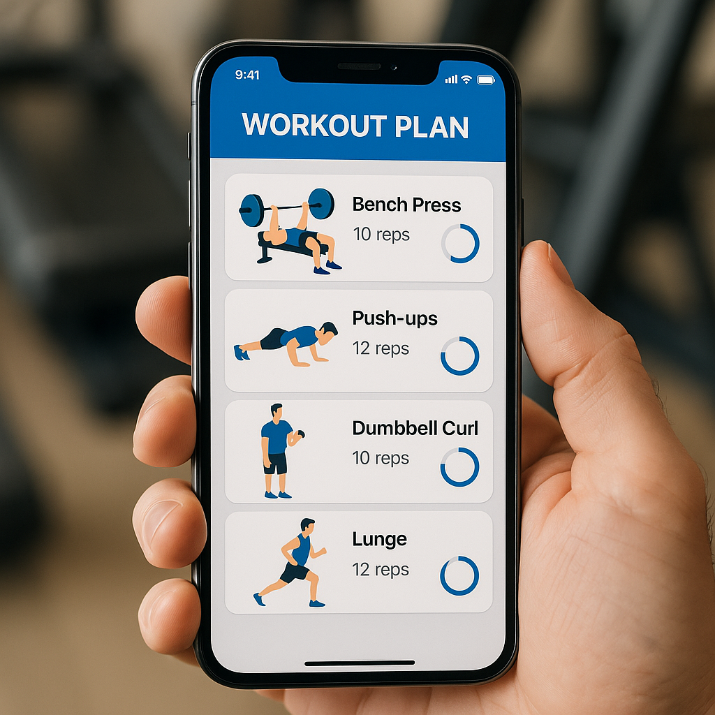 eu treino personalizado em segundos com esse app