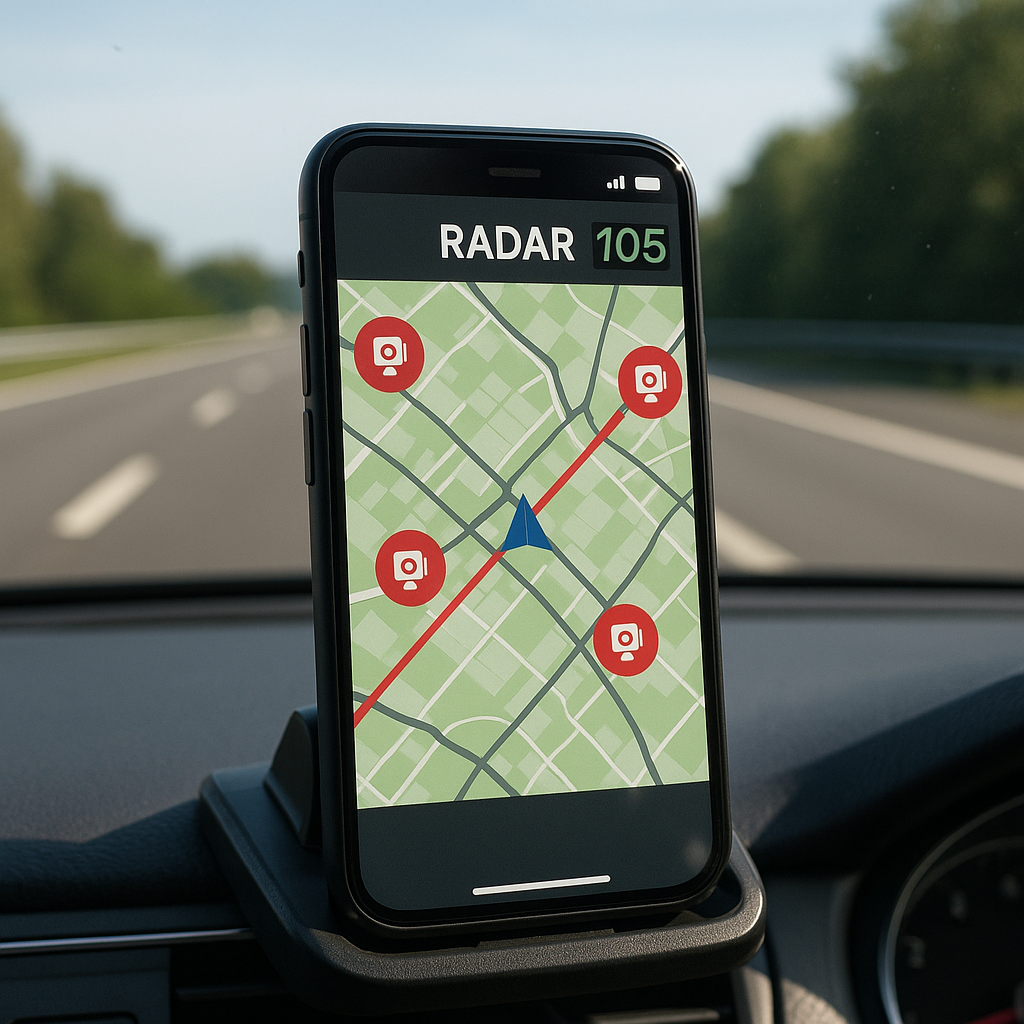 Detecte radares antes de ser multado com este app